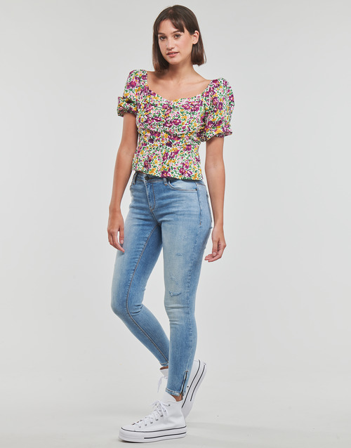 Noisy May - NMKIMMY NW ANK DEST JEANS AZ237LB NOOS - Bleu Clair