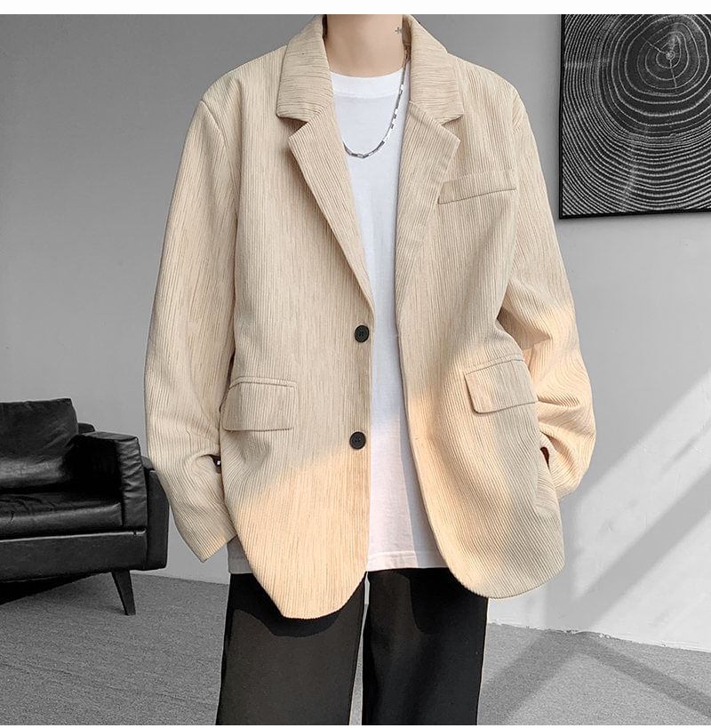 FOEV - Effen enkelrijs blazer