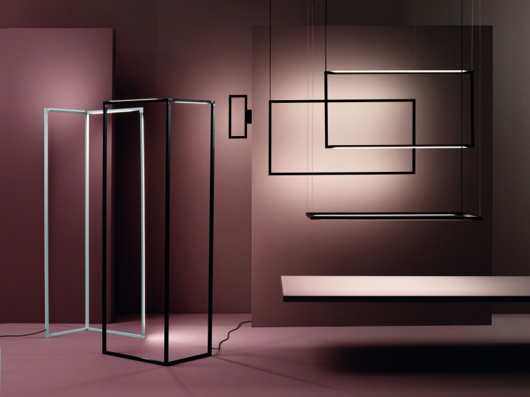 Nemo Spigolo 3 vloerlamp LED zwart