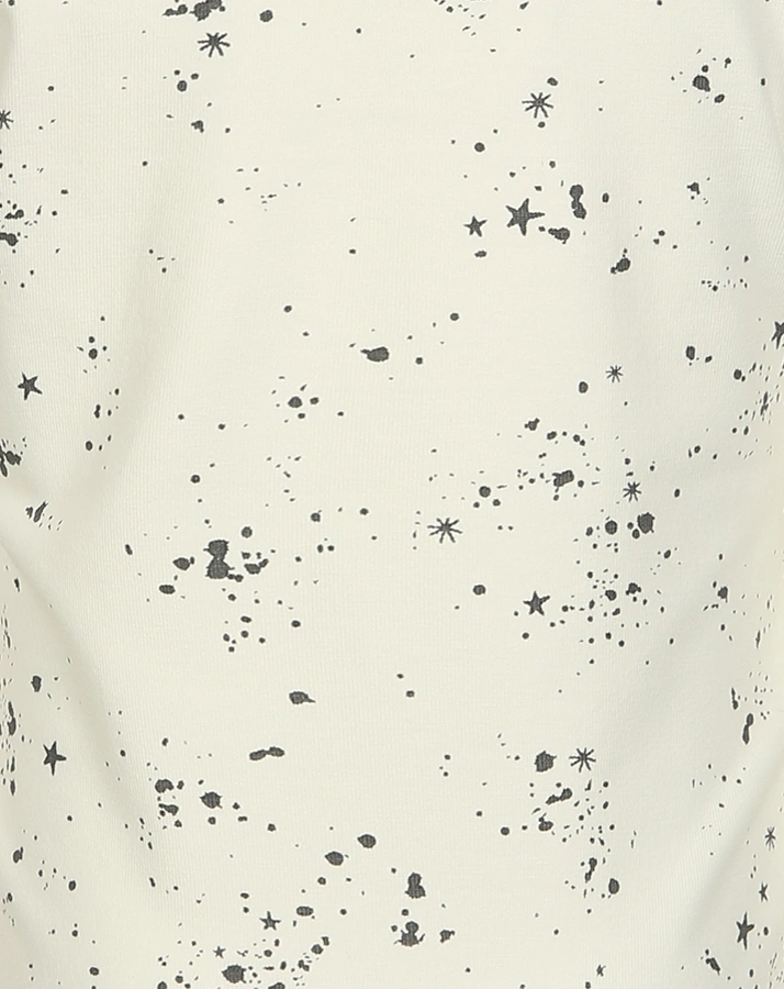 Langarmshirt GALE – AOP in off white