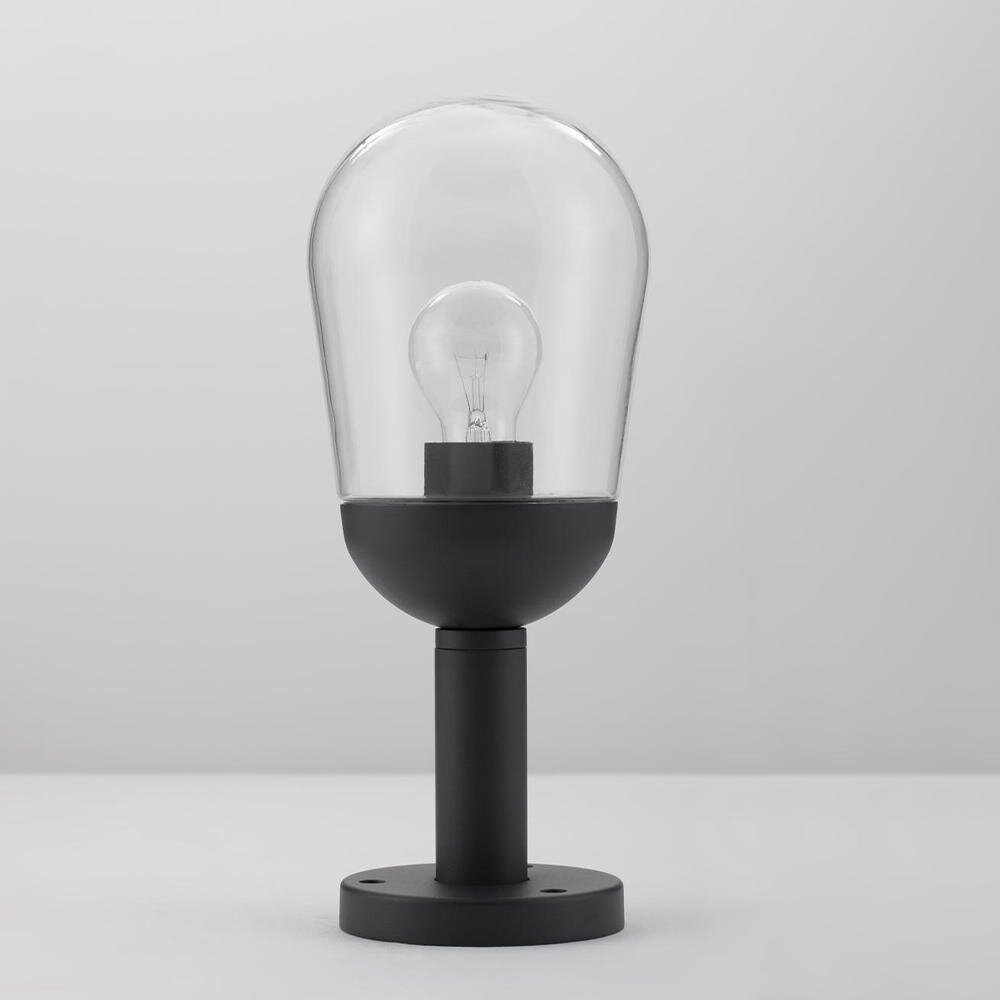 Omika padverlichting in donkergrijs E27 IP54 370mm
