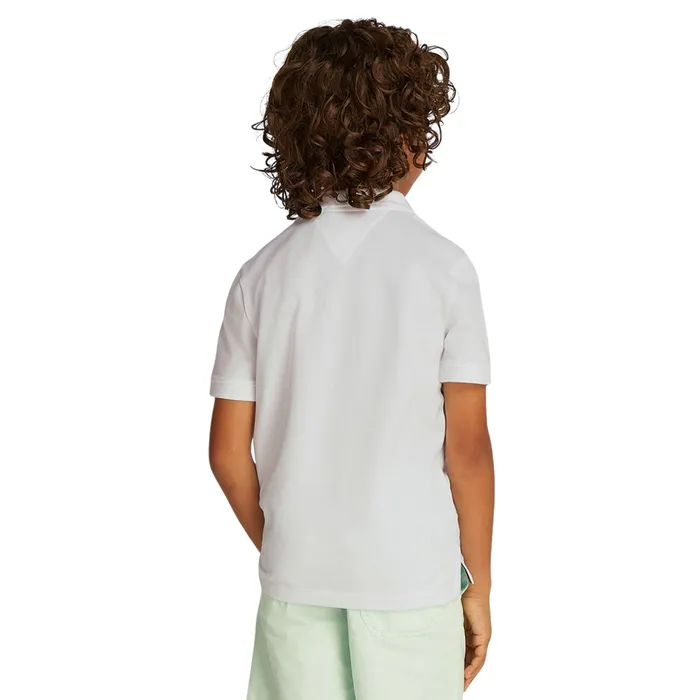 Tommy Hilfiger Contrast Flag Polo Junior