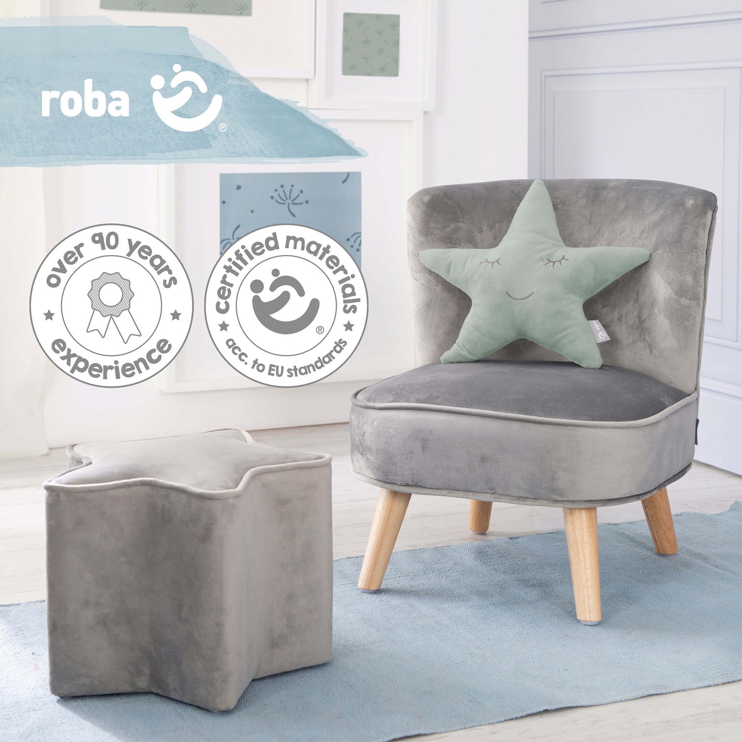 roba Kuschel- und Dekokissen roba Style Frosty green