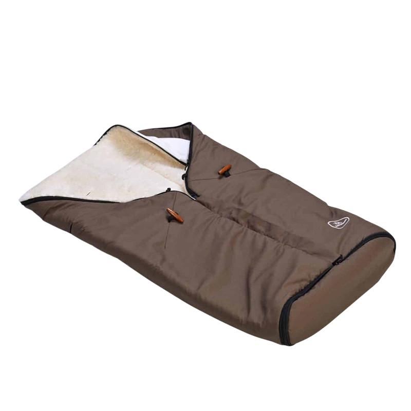 Kombi-Winter-/Sommerfusssack, Walnuss