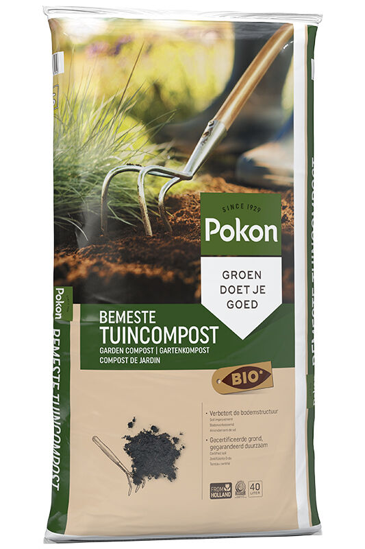 Pokon Bio bemeste tuincompost - Tuingrond - 40 Liter