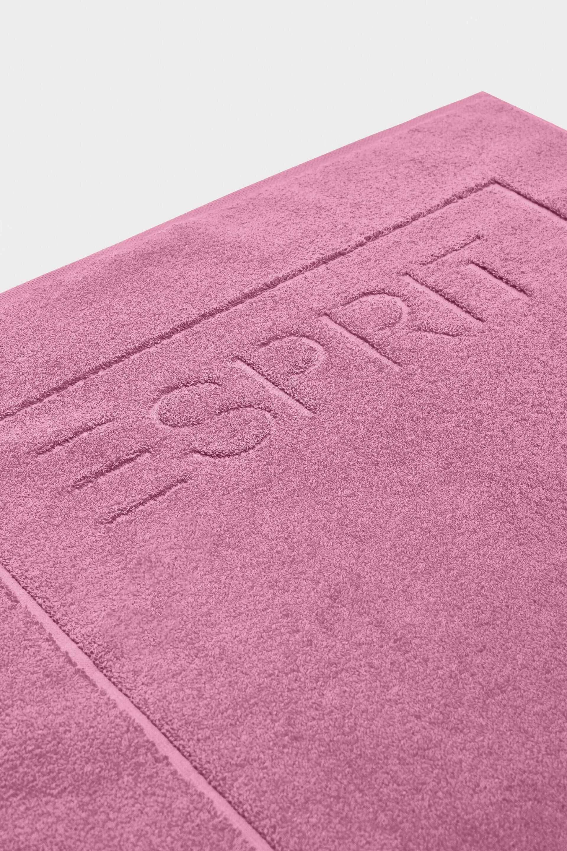 Tapis de bain en tissu éponge 100% coton