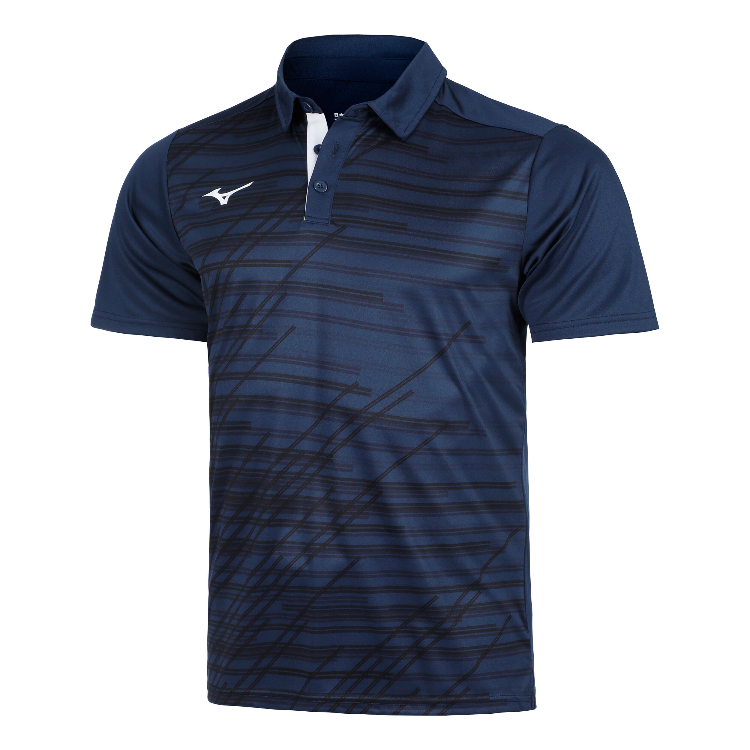 Mizuno Chiba Polo Hommes - Bleu Foncé