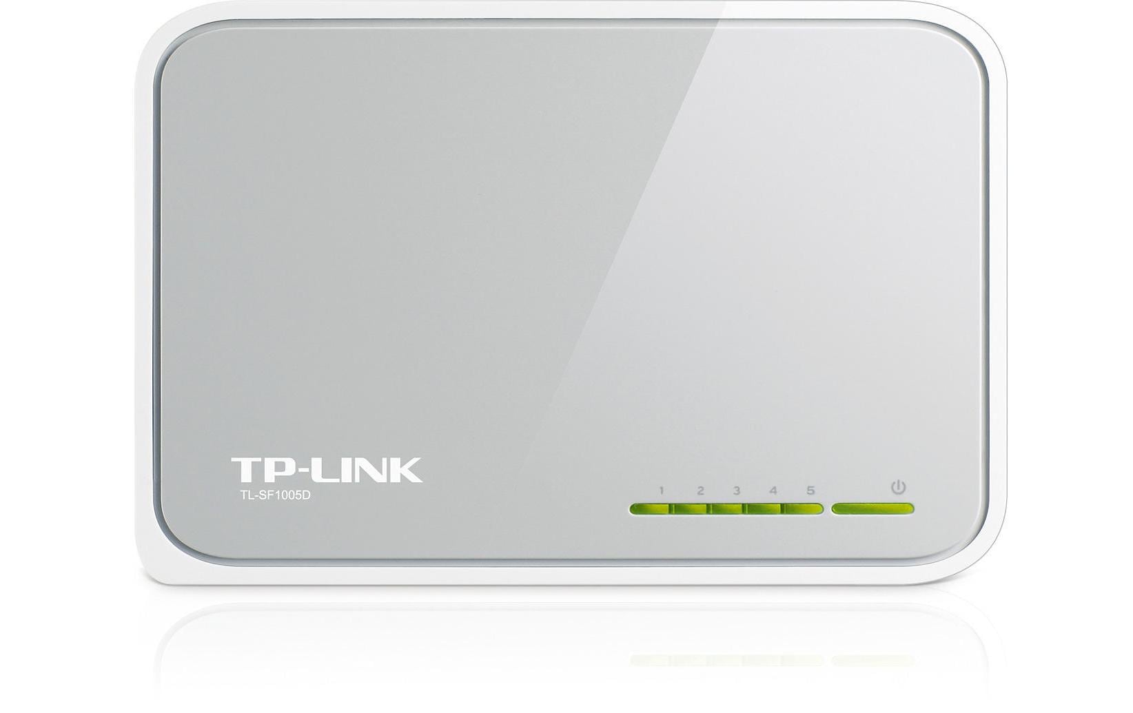 Switch TL-SF1005D 5 PortEffizienter 5-Port 10/100Mbps Desktop-Switch – Energiesparend, Lüfterlos, Universelle Kompatibilität