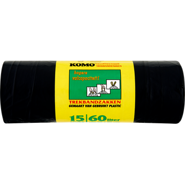 Komo Trekbandzakken 60L 15 Stuks