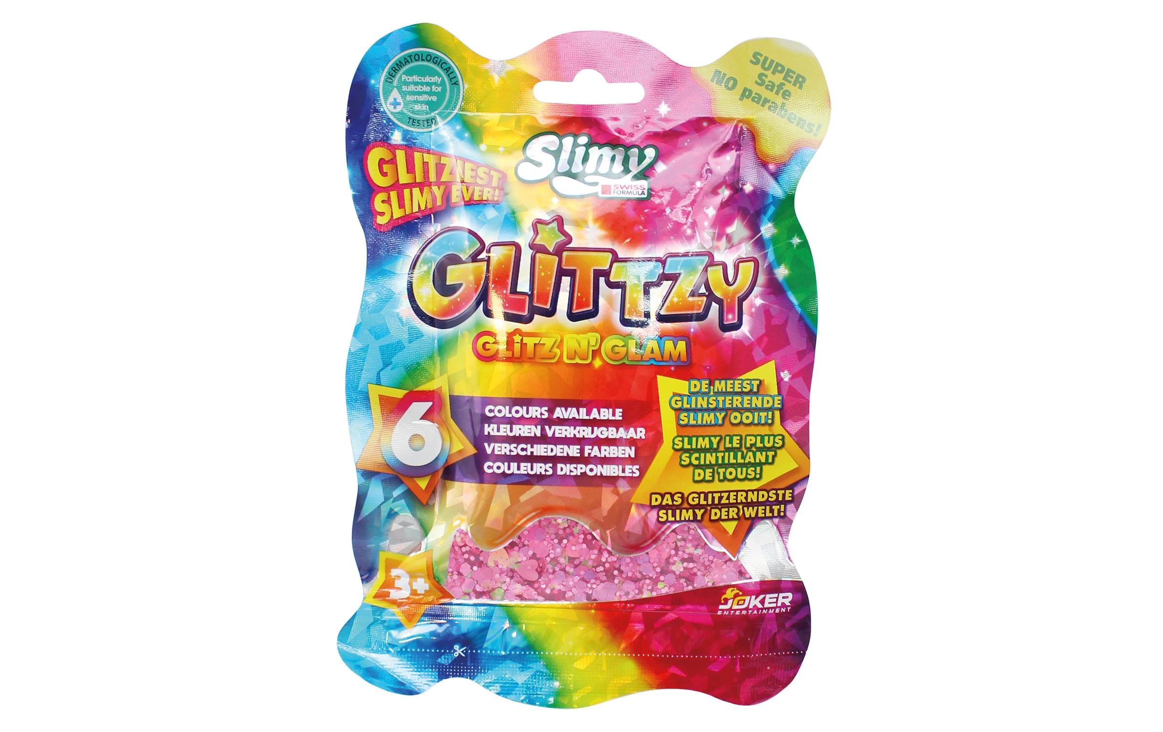 Slimy Glittzy assortiert, 90 gSchleimdose