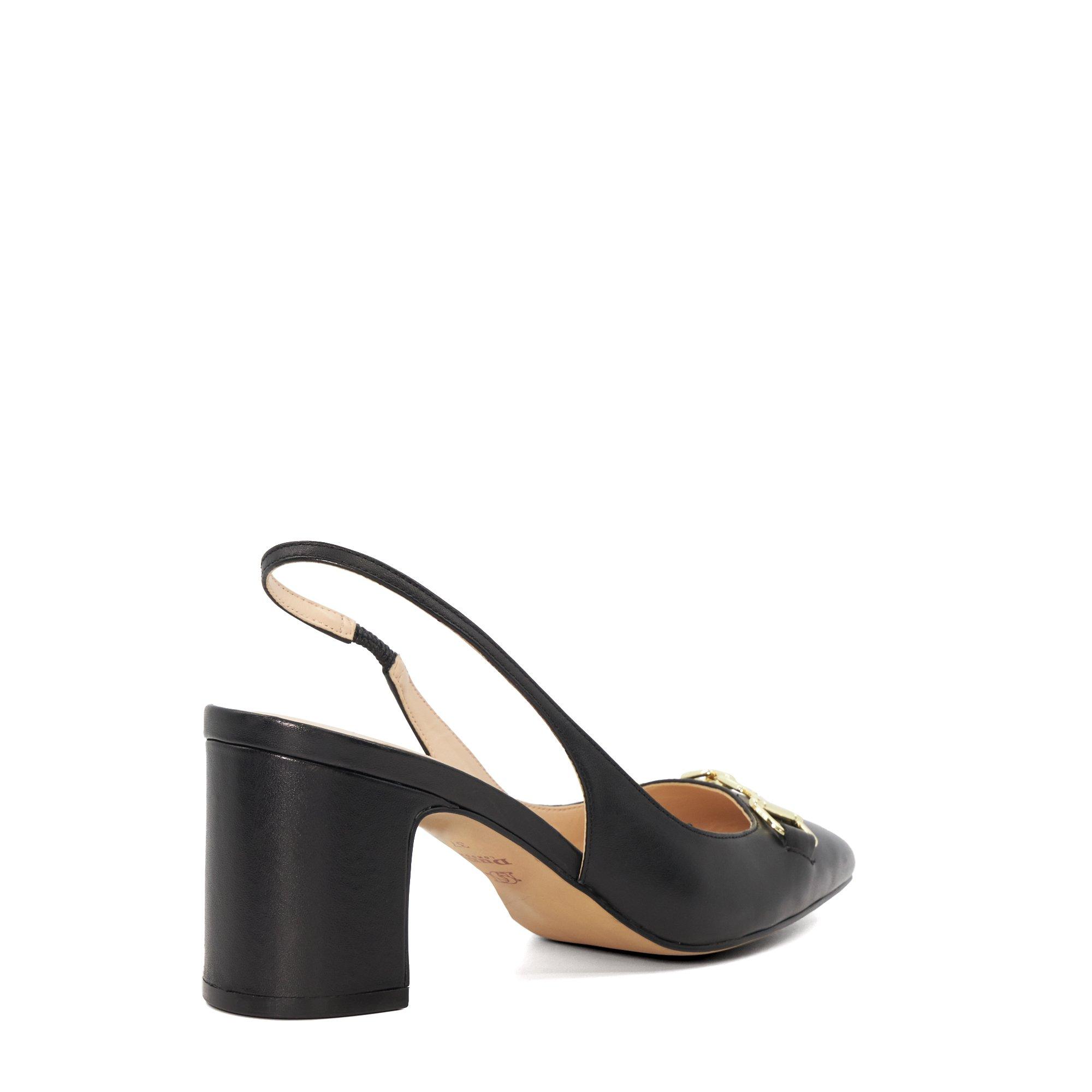 Dune London Detailed Slingback Block Heels