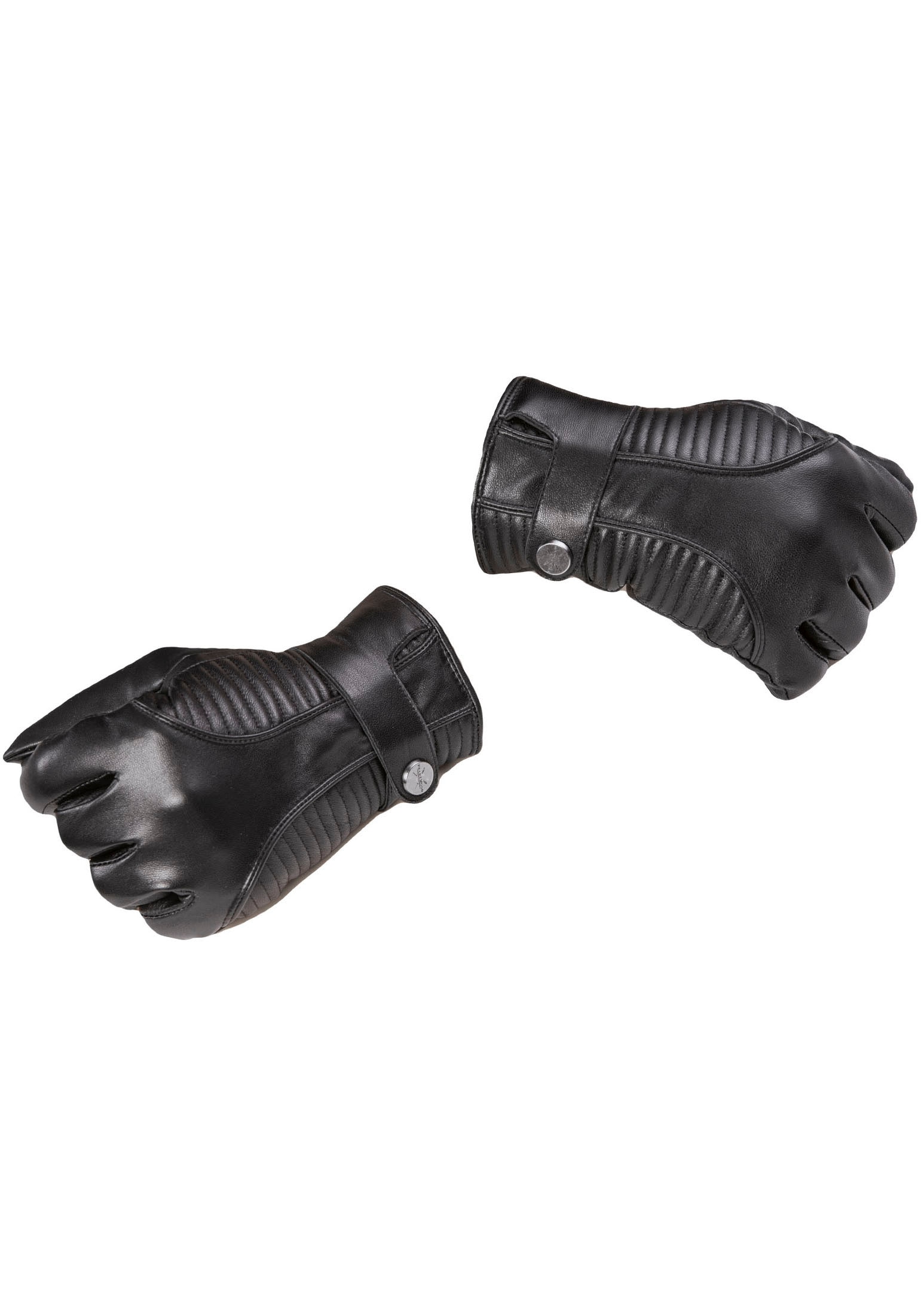 PEARLWOOD Lederhandschuhe »Britt«, Touchscreenfähig- mit 10 Fingern bedienbar, farbiges Innenfutter