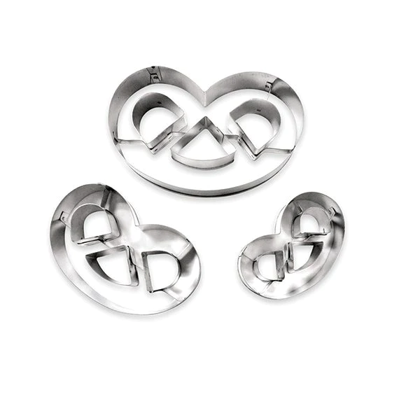 Set de 3 emporte-pièces Bretzel Patisse