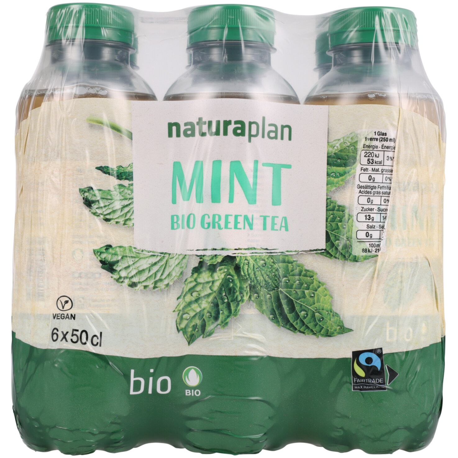 Naturaplan Organic Moroccan Mint Green Ice Tea 6x50cl
