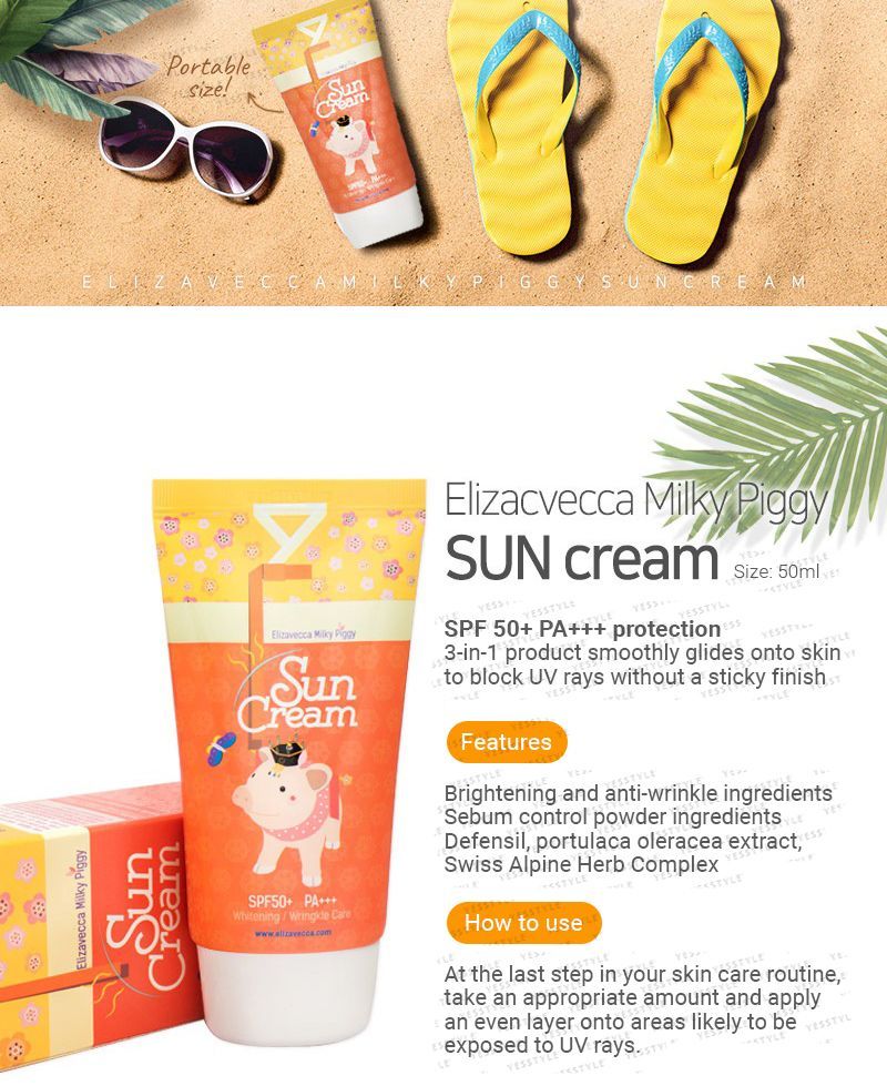 Elizavecca - Milky Piggy Zonnecrème SPF50+ PA+++