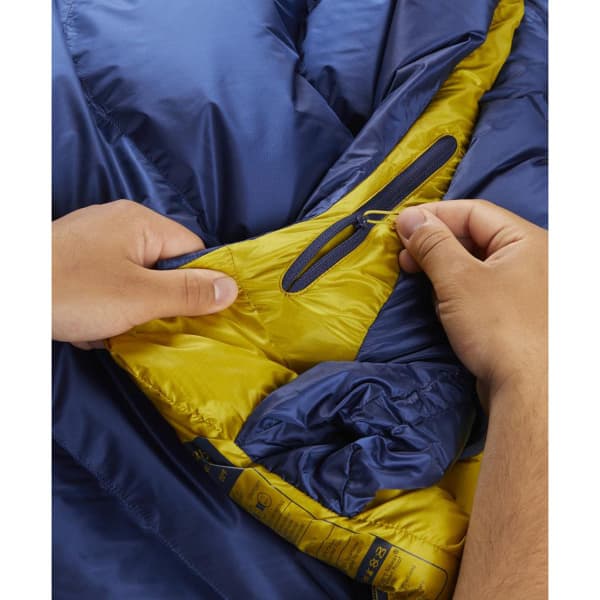 Sac de couchage RAB NEUTRINO 400 NIGHTFALL LONG NIGHTFALL BLUE