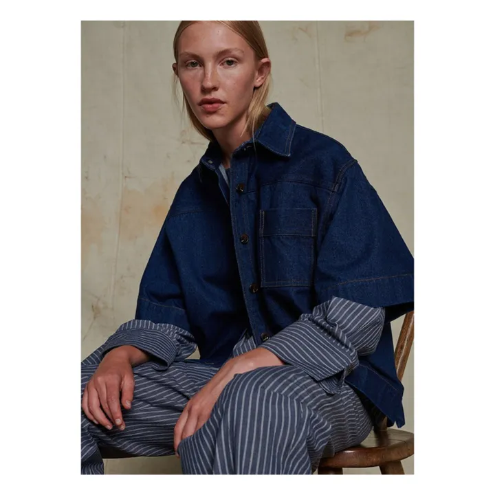 Soeur Chemise Antoinette Denim | Bleu indigo