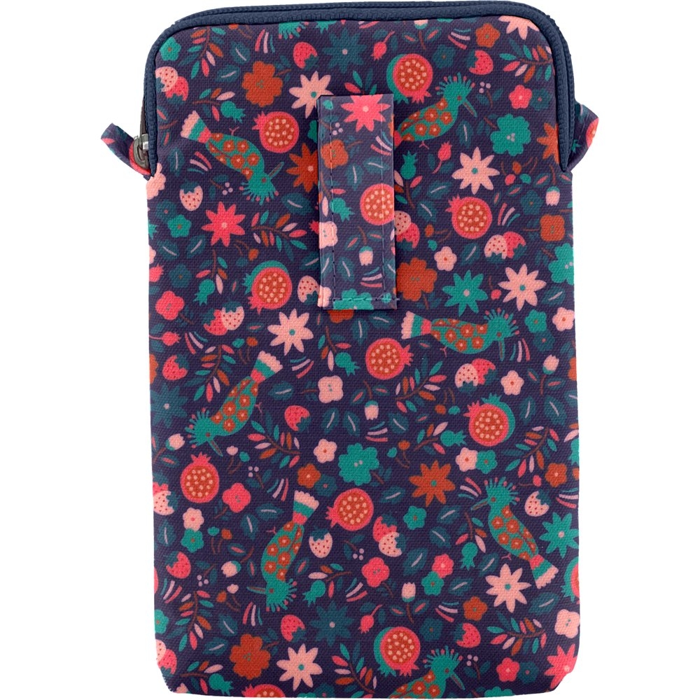 Pochette Téléphone Matelassée Huppette Fleurie