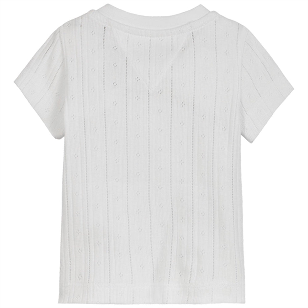 Baby Pointelle T-shirt White