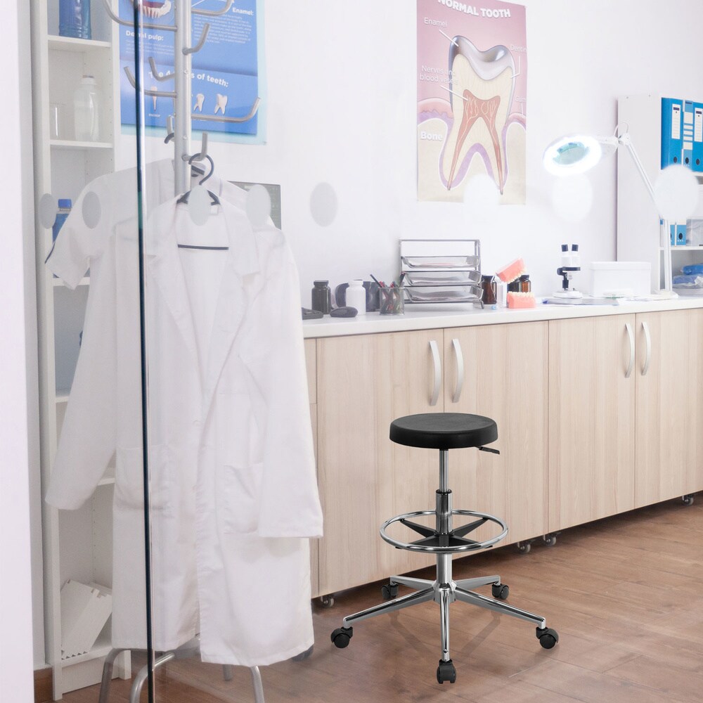 Drehhocker TOP WORK 14 I Hartschaum ohne Armlehnen hjh OFFICE