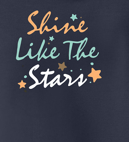Name It T-Shirt - NbmVacion - Dark Sapphire/Shine Like The Stars