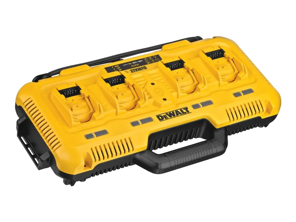 DeWALT DCB104-QW - Batterioplader - 4 x batterier lader op - 8 A - 4 output-stikforbindelser