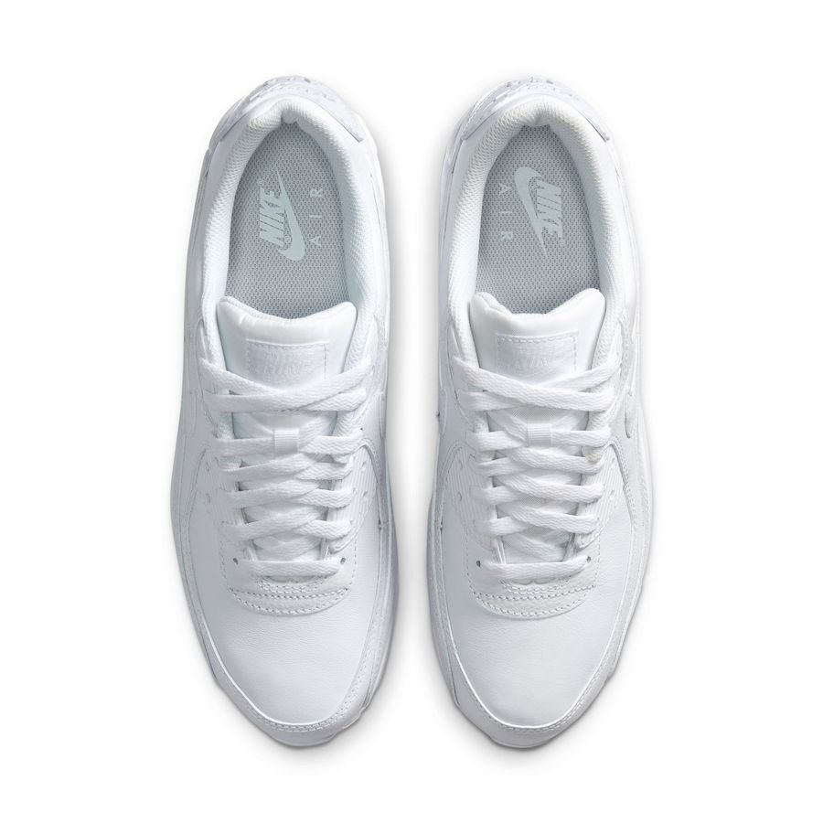 Nike Chaussures Air Max 90 Cuir - Blanc