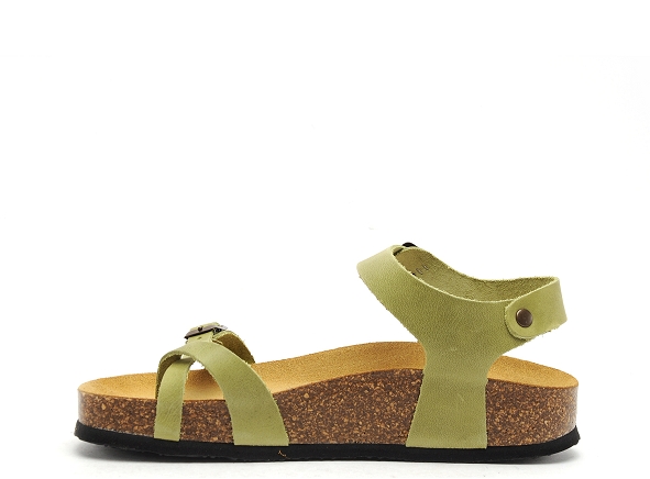Plakton nu pieds plats femme cp zomba vert