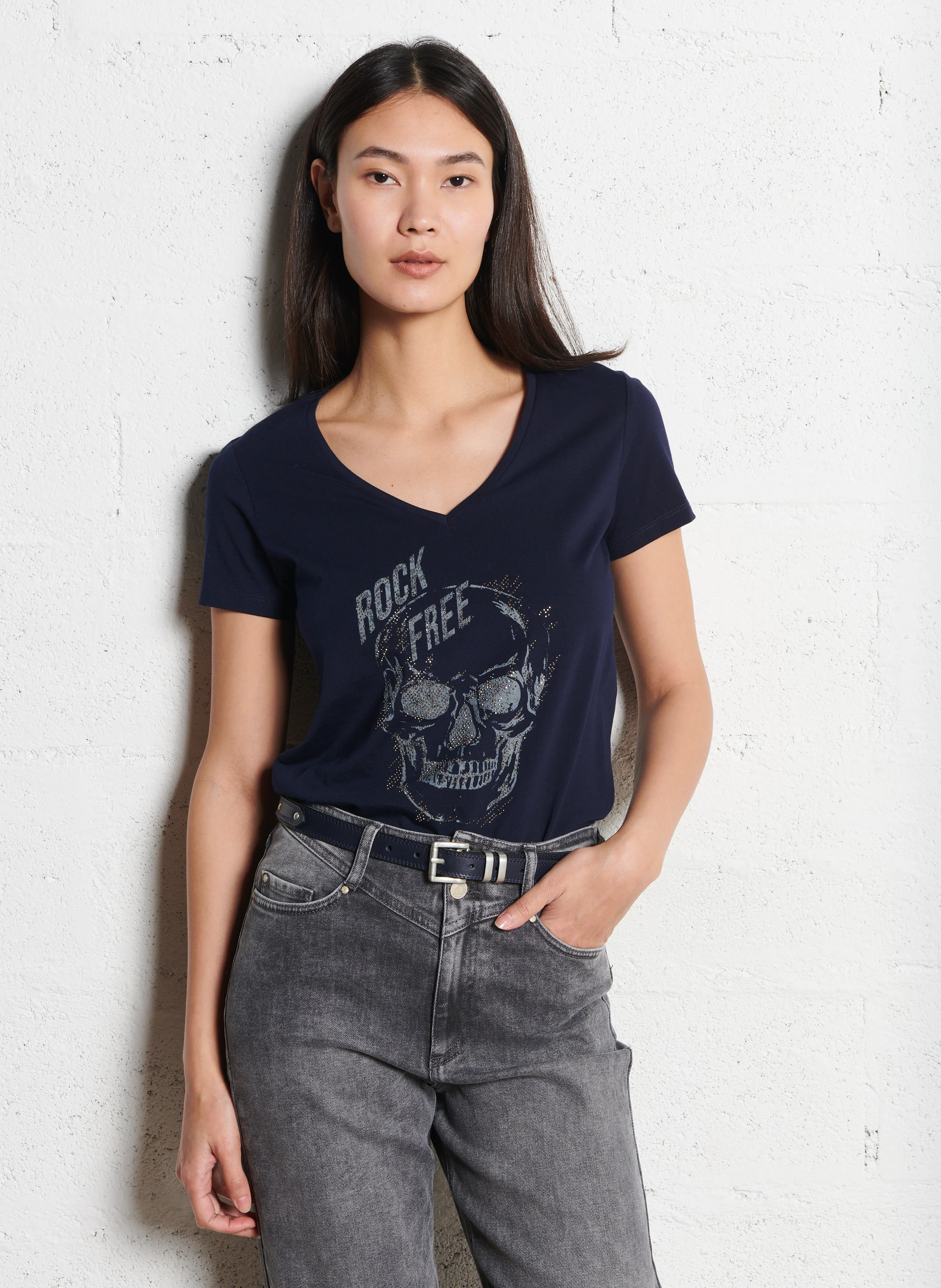Ceinture en cuir | Bleu