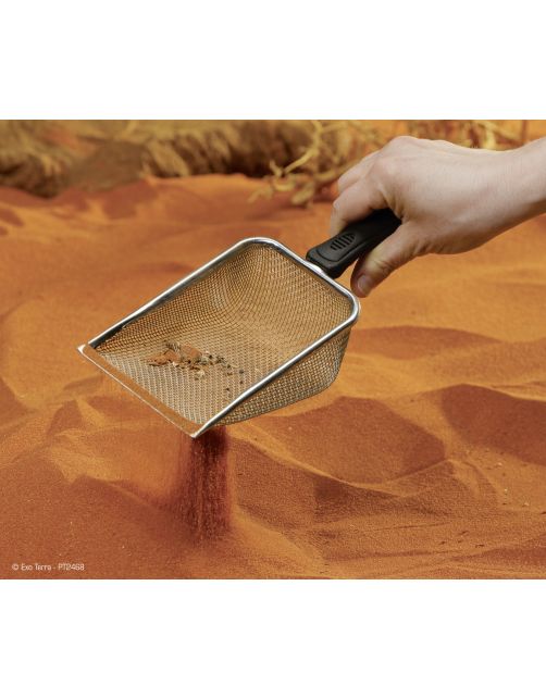 Exo Terra Scoop Zand Reinigingsschepje - Accessoires - per stuk Metaal