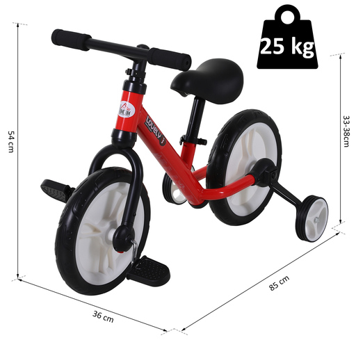 Bicicleta de pedal Homcom 370-091ª