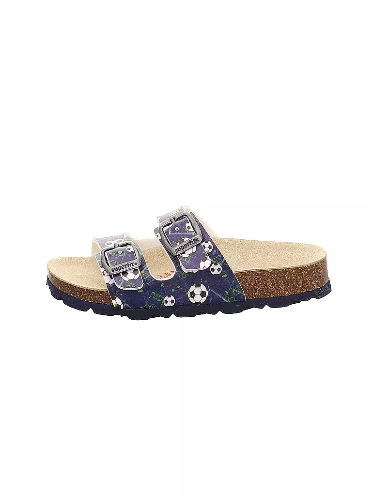 SUPERFIT Jungen Hausschuhe - Pantoffel  blau