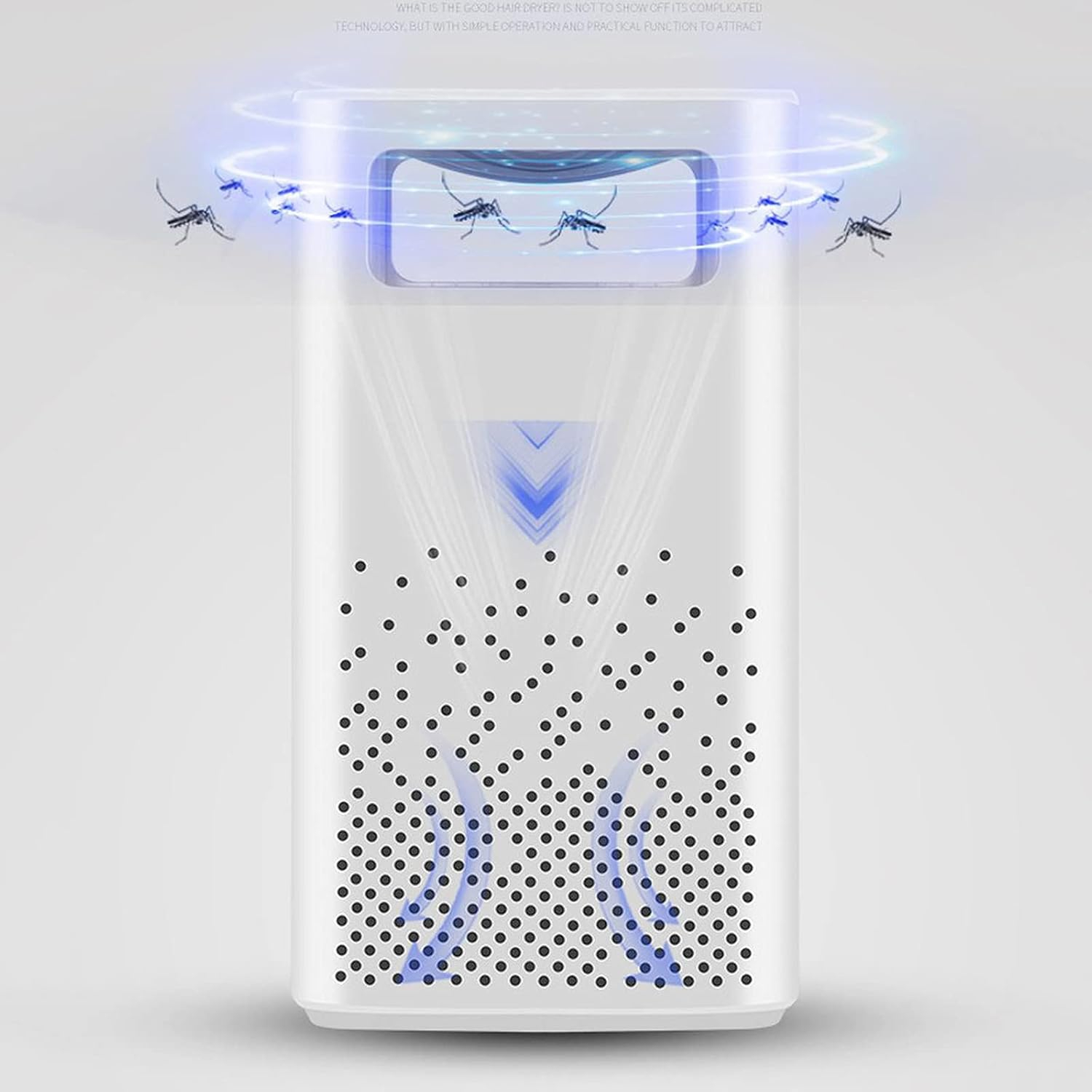 (18x10cm) Elektrische USB Photokatalyse Anti Mücken Insekten Lampe Moskito Falle - Weiss