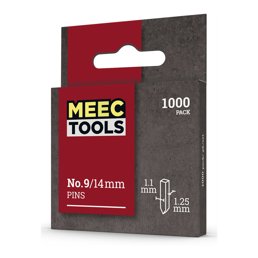 Stift til stiftepistol 1000-pk No. 9 (14 mm)
