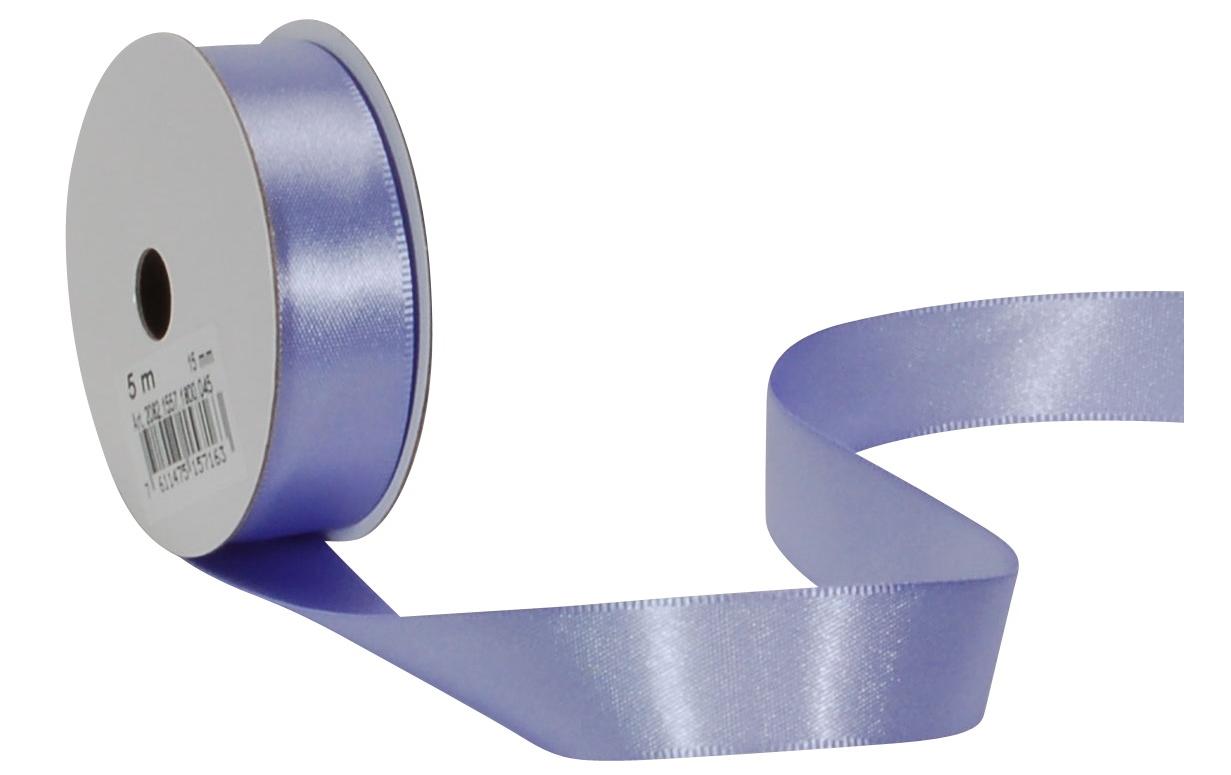 Satinband 16 mm x 5 m, LilaGeschenkband aus Textil