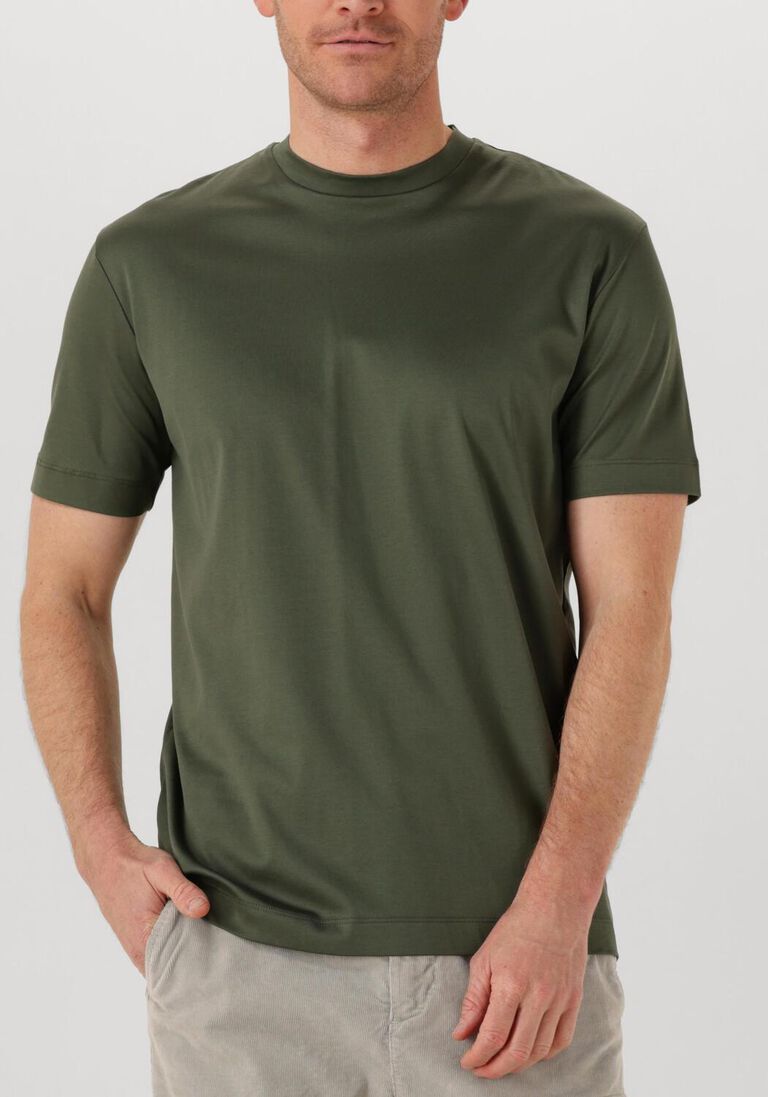 donkergroene valenza polo 1001 interlock supima tshirt
