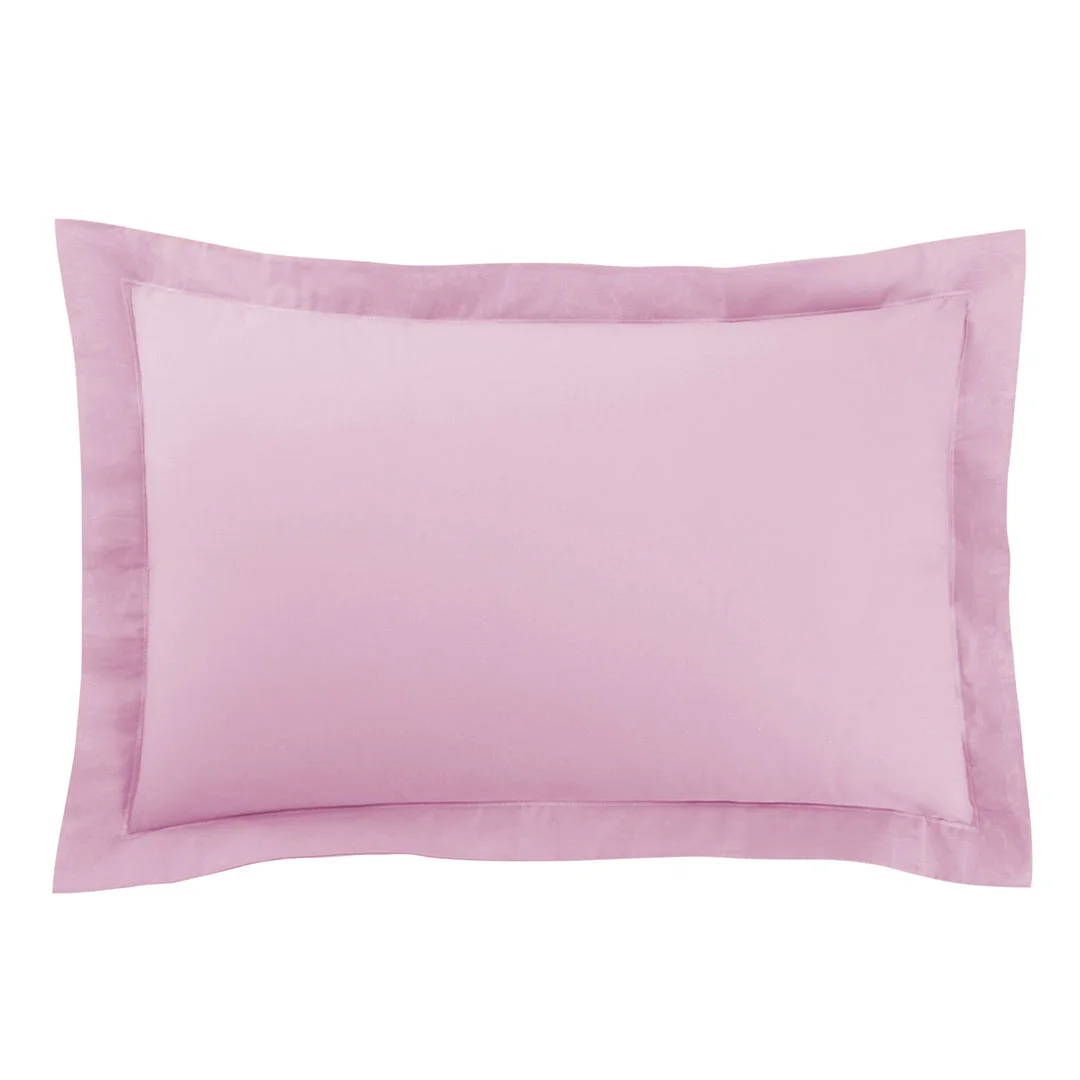 Taie d'oreiller coloris lilas