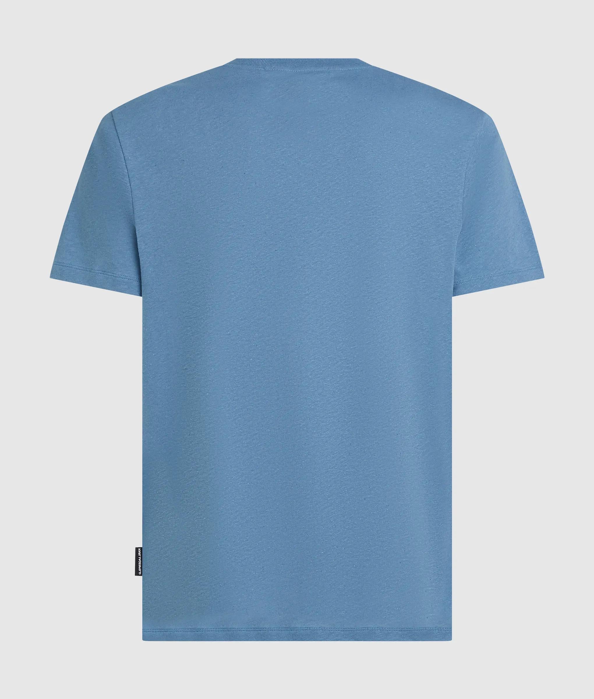 Monogram linnen mengsel t-shirt