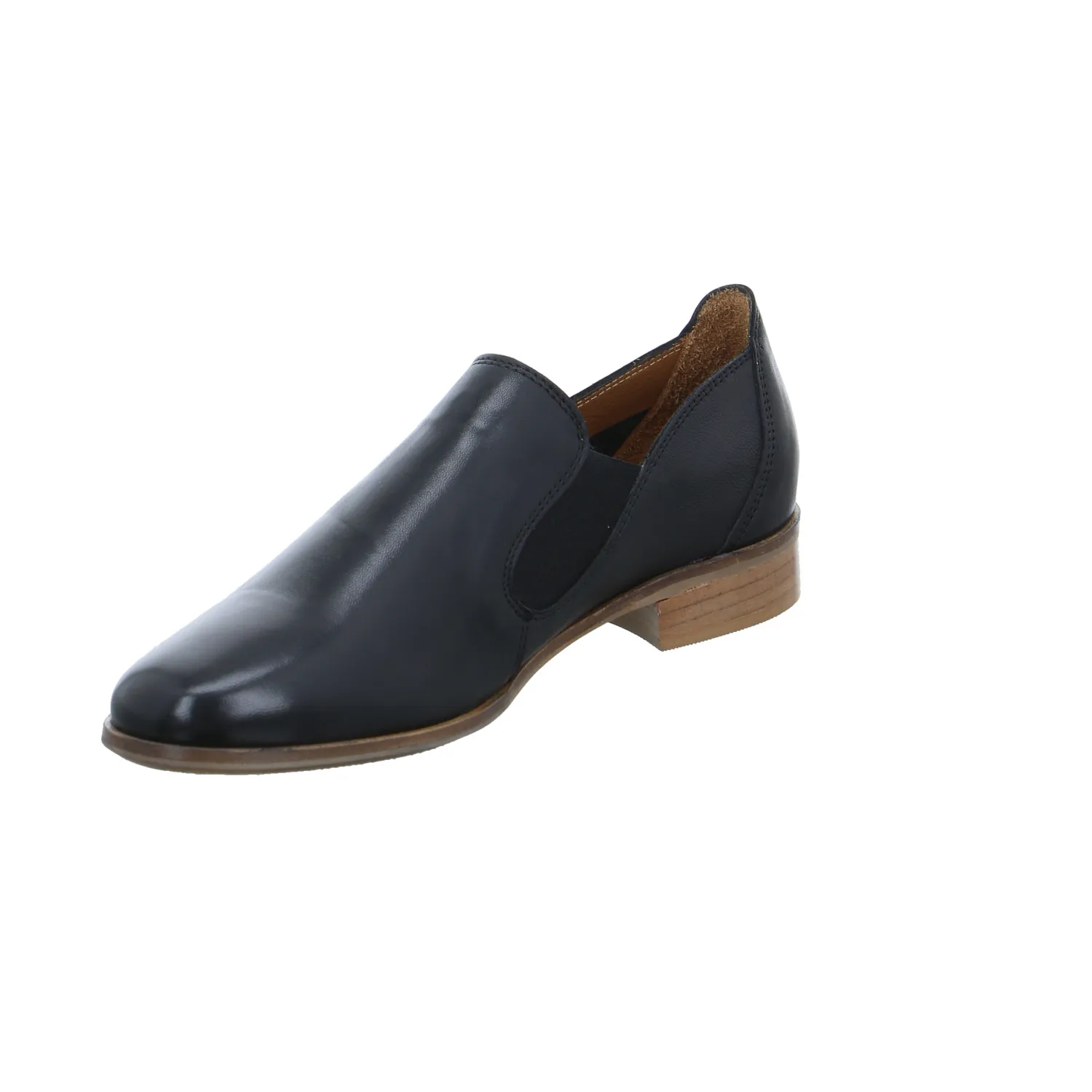 EVERYBODY Slipper Schwarz Leder