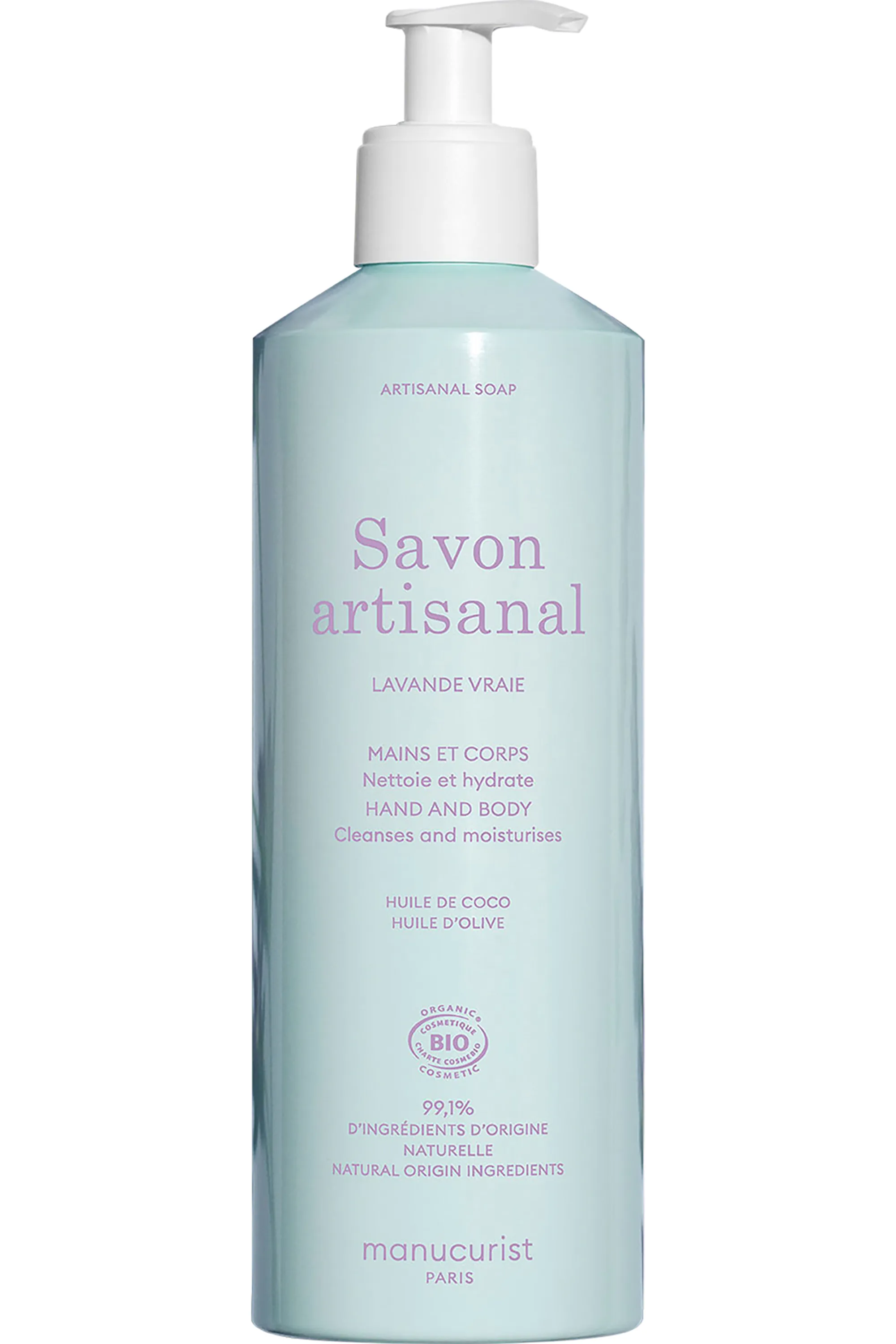 Manucurist Savon corps et mains Lavande vraie-500 ml