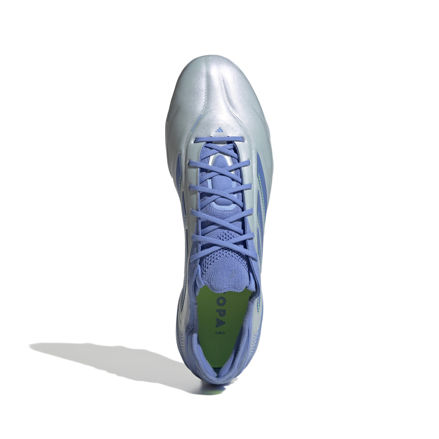 Adidas Copa Pure III Elite Gras Voetbalschoenen (FG) Blauw Grijs Neongeel