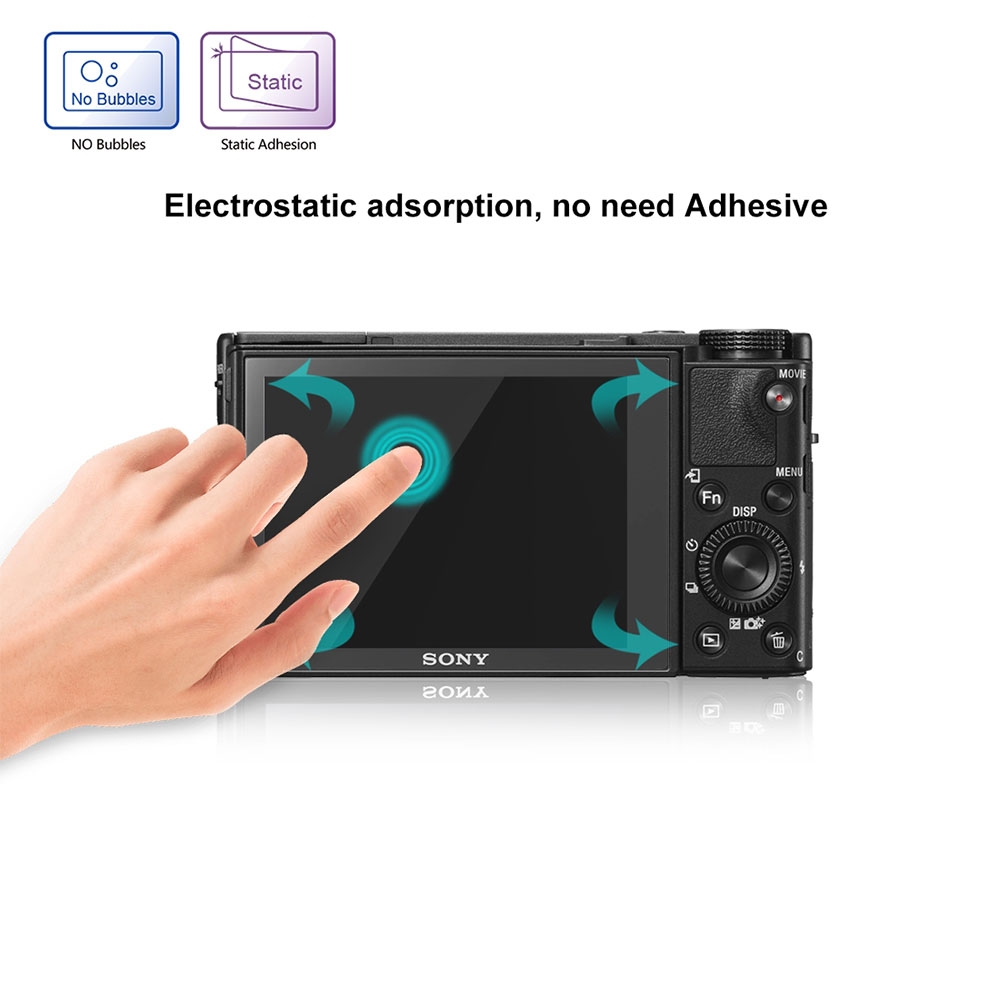Sony RX100 / A9 / A77 / HX350  Kamera Panzer Glas Display Schutz