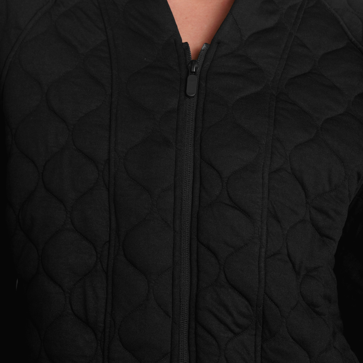 Gina Sports Damen Bomberjacke mit Steppung schwarz