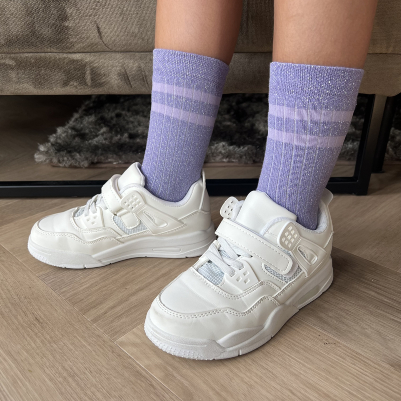 Little glitter socks - Purple