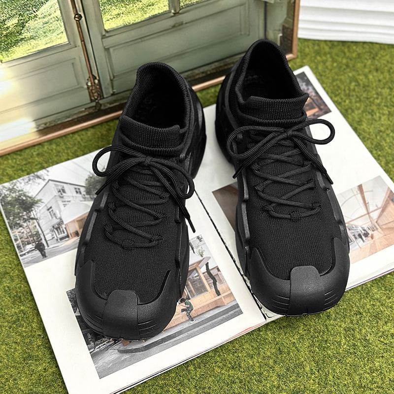 Tanzanite - Effen veterschoenen