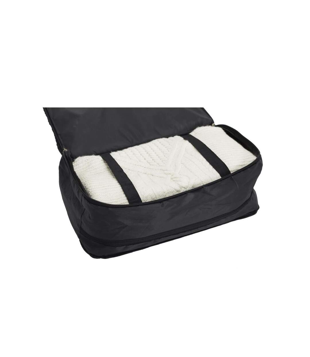 Paris Prix - Penderie De Voyage Filet pliable 57cm Noir
