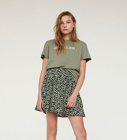 Petit by Sofie Schnoor T-Shirt - Dusty Green m. Text