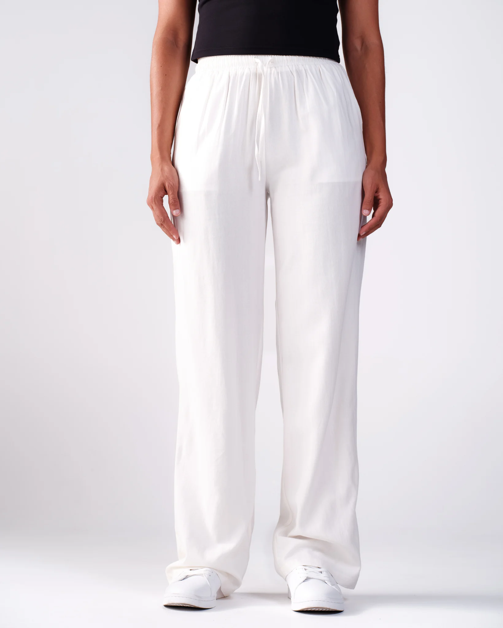 Weightless Lisa Linen Mix Trousers Off White