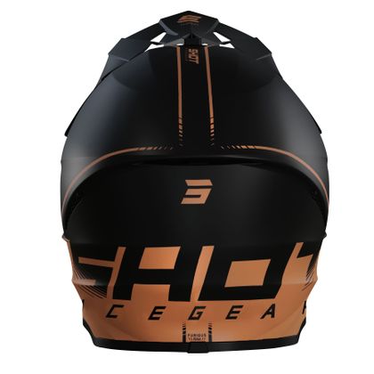 Casque cross Shot FURIOUS DRAW 3.0 - BLACK BRONZE MATT 2023 - Noir / Beige