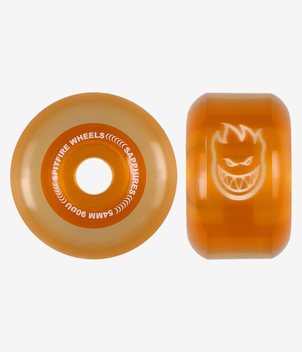 Spitfire Sapphire Rollen (clear orange) 54 mm 90A 4er Pack